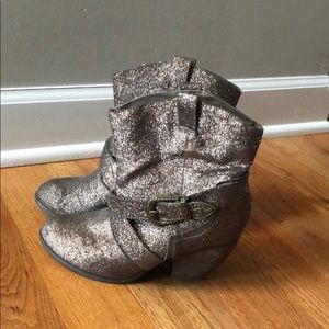 Glitter Short Cowgirl Boots